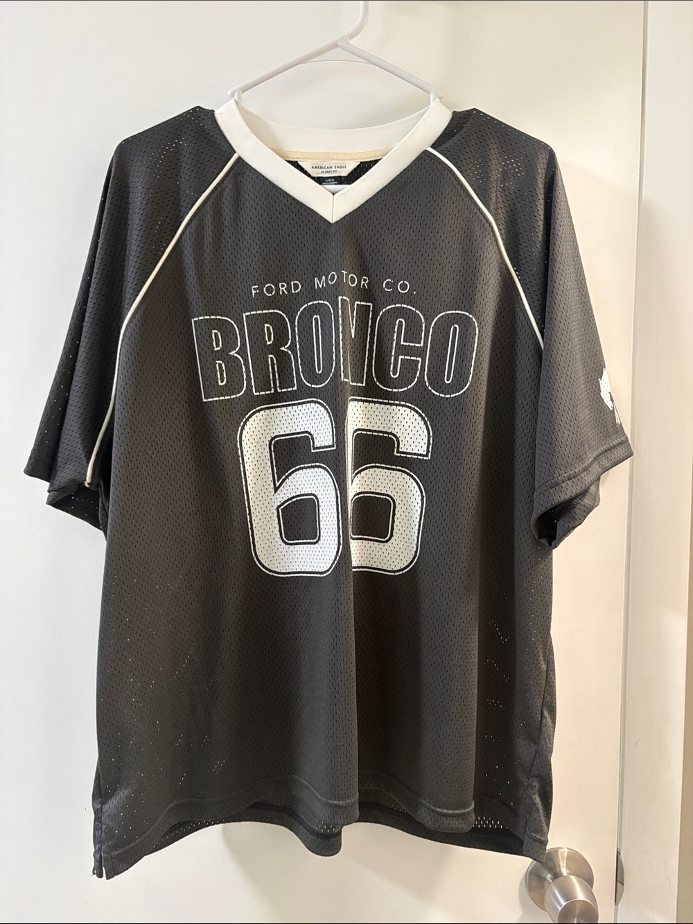 American Eagle Bronco 66 Men's charcoal Sports Jersey